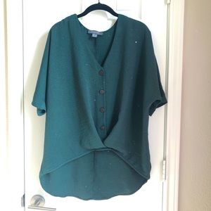 Forest green shirt from Primark